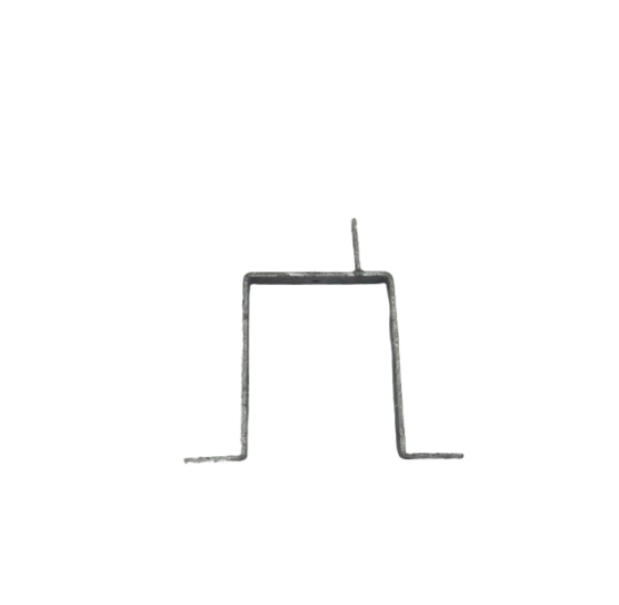 Terrasschermbeugel met lip 139x103x40 mm - 4 mm staal