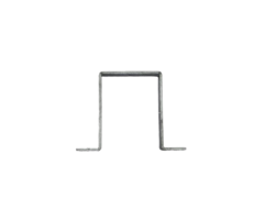 Terrasschermbeugel zonder lip 139x103x40 mm - 4 mm staal