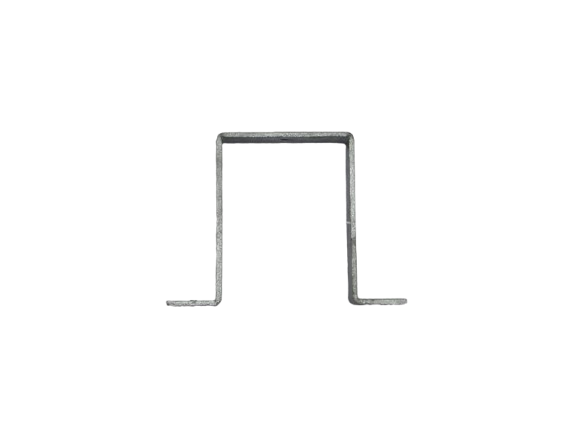 Terrasschermbeugel zonder lip 139x103x40 mm - 4 mm staal