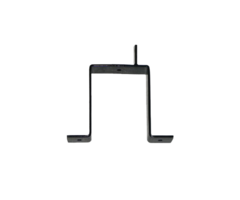 Terrasschermbeugel zwart 139x103x40 mm - 4 mm dik