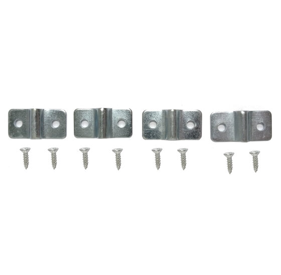 Traliebeslag 20x36 mm (per 4) - 2 mm dik