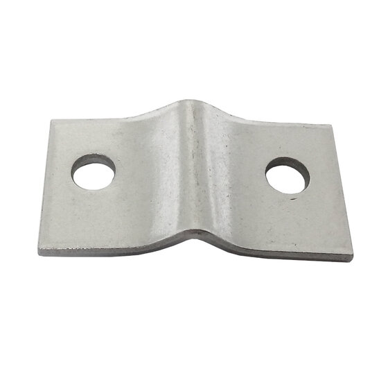 Traliebeslag 20x45 mm - 2 mm dik (per stuk)