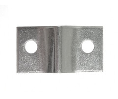 Traliebeslag 20x45 mm - 2 mm dik (per stuk)