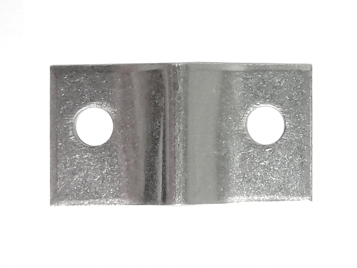 Traliebeslag 20x45 mm - 2 mm dik (per stuk)