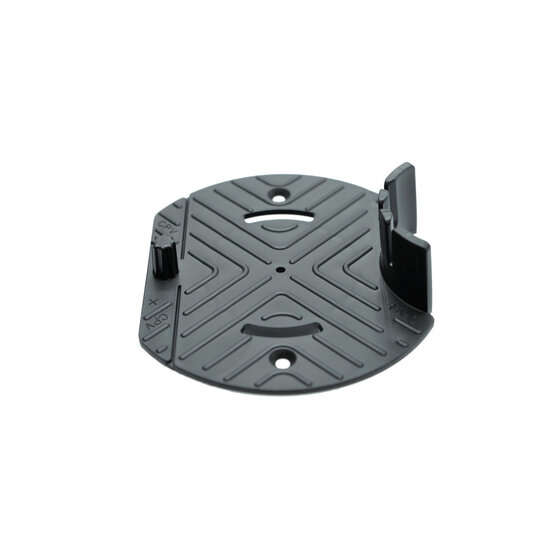 Bovenplaat voor Hout Ø123 mm - Terrasdrager Verbinding