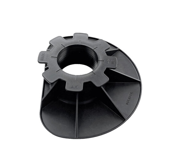 Verstelbare WAND terrasdrager 35–50 mm – Compacte drager voor tegels en houten balken, 800 kg draagvermogen