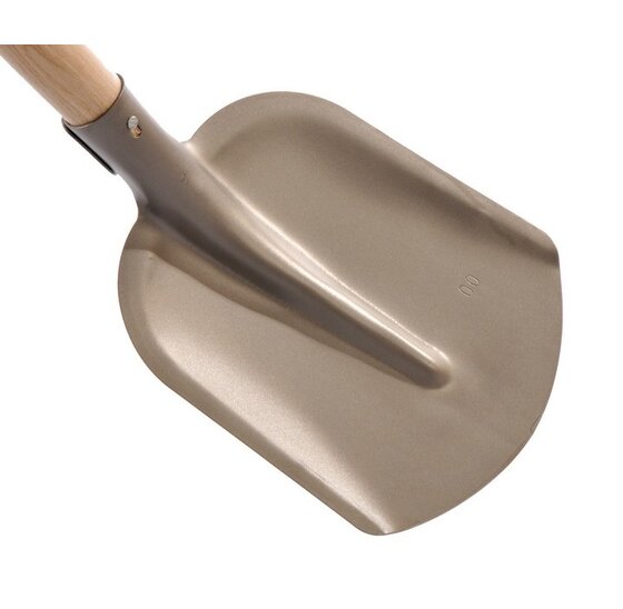 Zandschop vlakke rand 255x210 mm met 98 cm steel