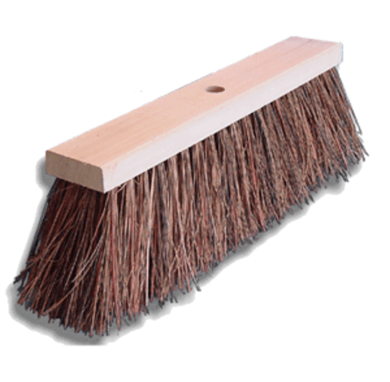 Gemeentebezem natuurvezel 41 cm zonder steel