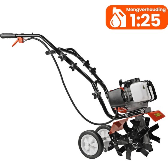 Kibani mini grondfrees 30 cm met extra messenset en handige accessoires