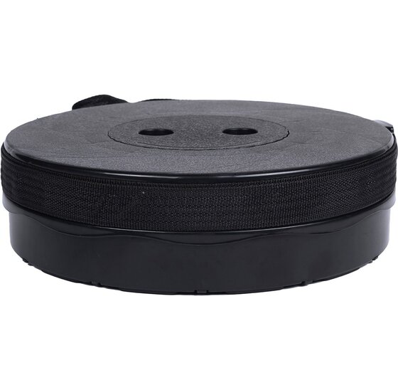 Alora opvouwbare kruk extra strong zwart per set van 2 stuks voor stevig en compact zitcomfort