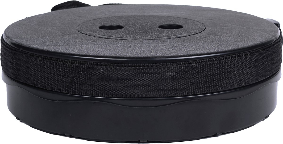 Alora opvouwbare kruk extra strong zwart per set van 2 stuks voor stevig en compact zitcomfort