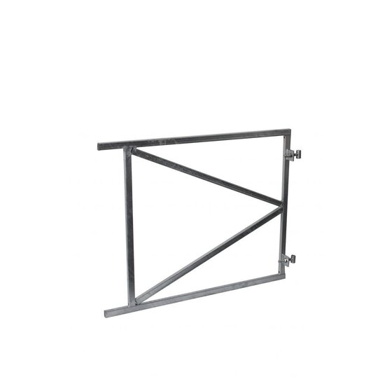Verstelbaar verzinkt poortframe H60xB100 cm met 2 verstelbare ophangpunten
