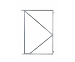 Verstelbaar poortframe verzinkt H155xB90/80 cm
