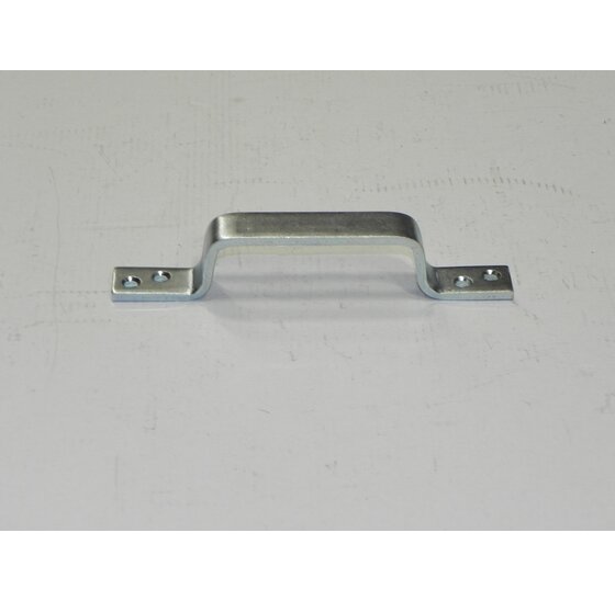 Handgreep 170 x 20 mm 5 mm verzinkt voor grip en bediening van poorten en hekken