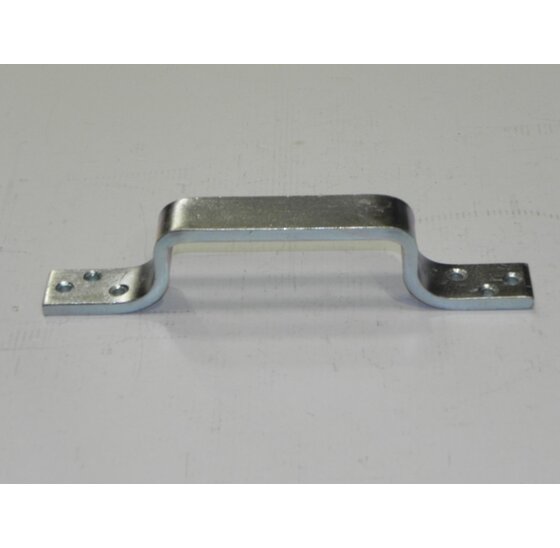Handgreep 250 x 30 mm 8 mm verzinkt voor grip en bediening van poorten en hekken