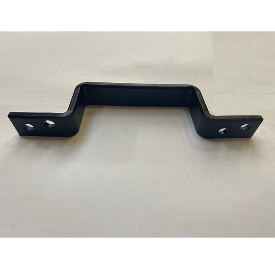 Handgreep 170 x 20 mm 5 mm zwart voor grip en bediening van poorten en hekken