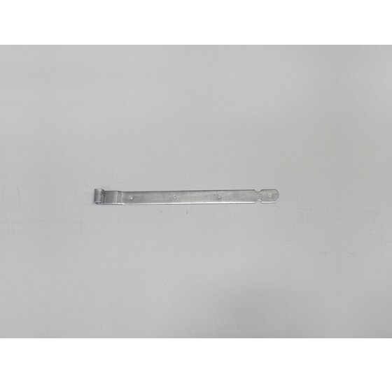 Duimheng met bocht 500 mm kleine bocht 5 mm verzinkt voor het ophangen en scharnieren van tuin- en poortdeuren