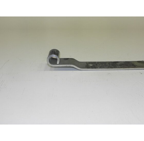 Duimheng met bocht 400 mm kleine bocht 5 mm verzinkt voor het ophangen en scharnieren van tuin- en poortdeuren