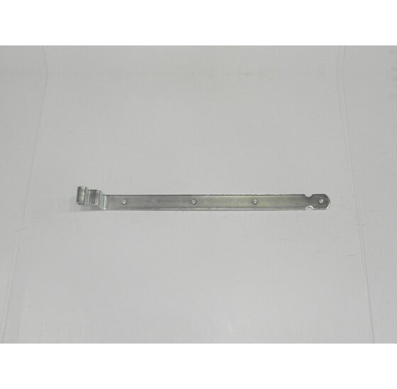 Duimheng met bocht 650 mm grote bocht 5 mm verzinkt voor het ophangen en scharnieren van tuin- en poortdeuren