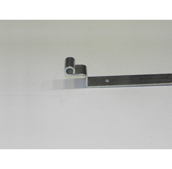 Duimheng met bocht 650 mm grote bocht 5 mm verzinkt voor het ophangen en scharnieren van tuin- en poortdeuren