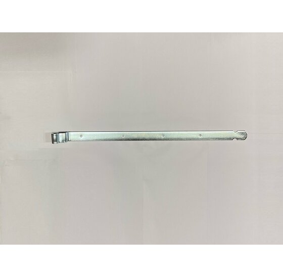 Duimheng met bocht 850 mm grote bocht 6 mm verzinkt voor het ophangen en scharnieren van tuin- en poortdeuren