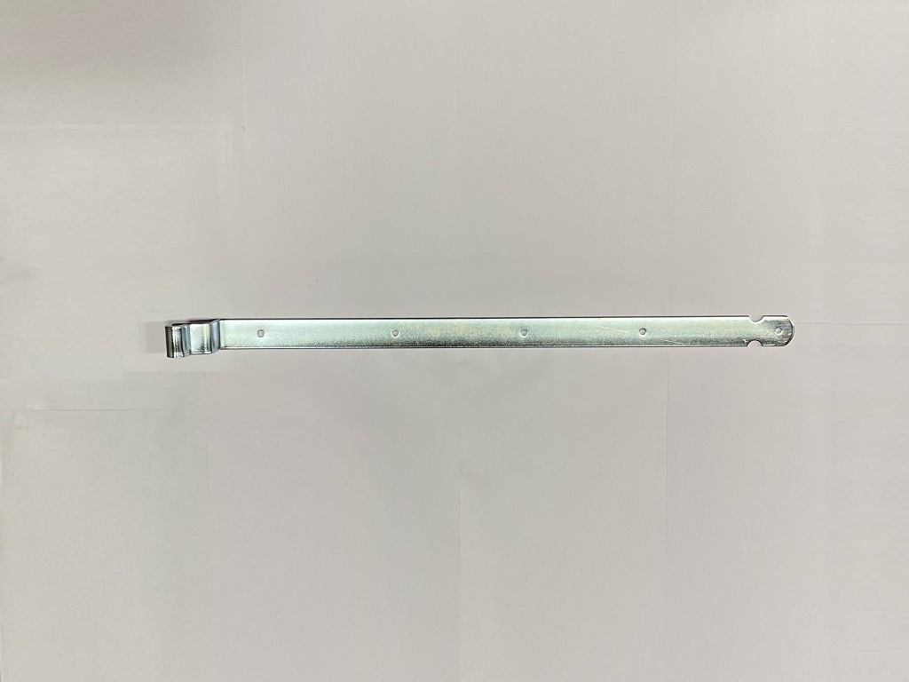 Duimheng met bocht 850 mm grote bocht 6 mm verzinkt voor het ophangen en scharnieren van tuin- en poortdeuren