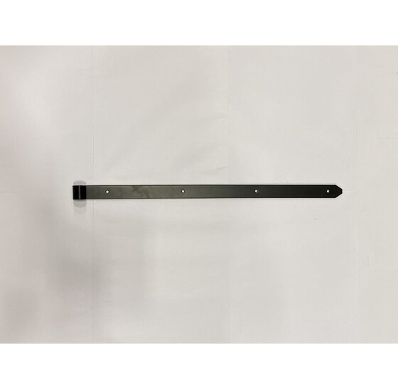 Duimheng 600 mm met punt 5 mm zwart voor het ophangen en scharnieren van tuin- en poortdeuren