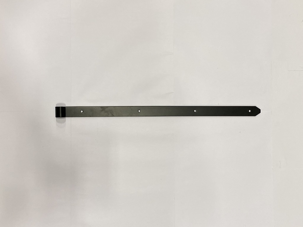 Duimheng 600 mm met punt 5 mm zwart voor het ophangen en scharnieren van tuin- en poortdeuren