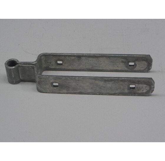 Duimheng met dubbele band 300 x 64 mm 6 mm vuurverzinkt voor het ophangen en scharnieren van tuin- en poortdeuren