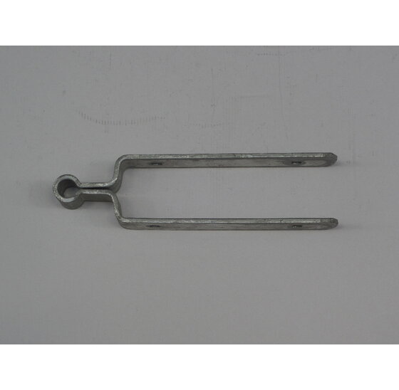 Duimheng met dubbele band 300 x 64 mm 6 mm vuurverzinkt voor het ophangen en scharnieren van tuin- en poortdeuren