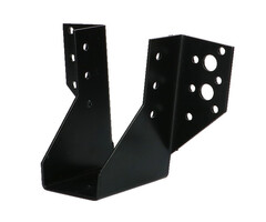 Zware balkendr. - type A uitwendige lippen 46 x 144 mm 2 mm zwart