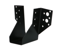 Zware balkendr. - type A uitwendige lippen 62 x 158 mm 2 mm zwart