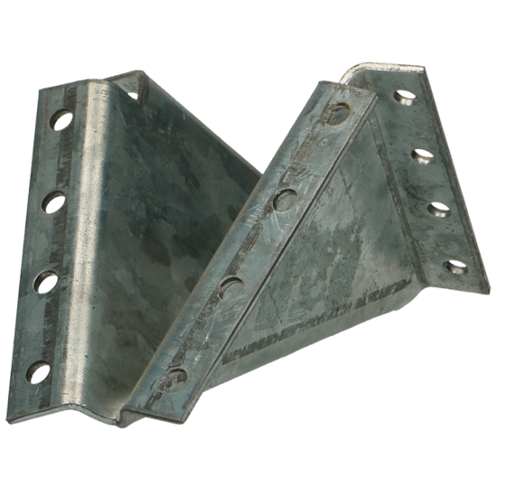 Gordingklos 90 x 90 x 75 mm 2 mm verzinkt voor stevige bevestiging en constructiewerk