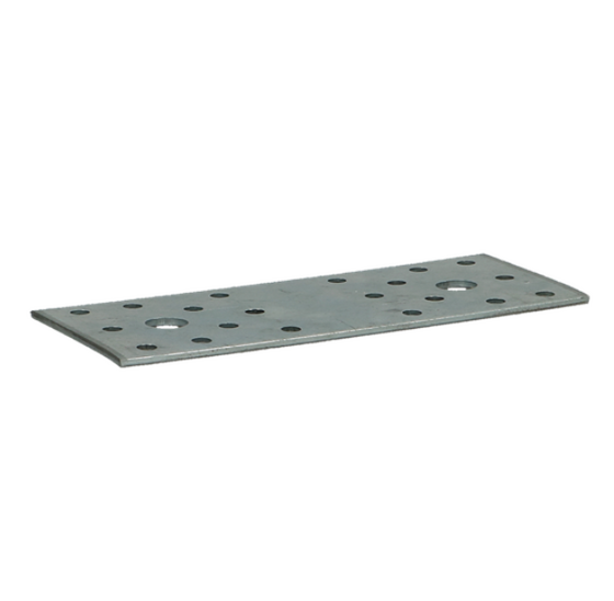Koppelplaat - zwaar type 65 x 176 mm 3 mm verzinkt voor stevige houtverbindingen en montage