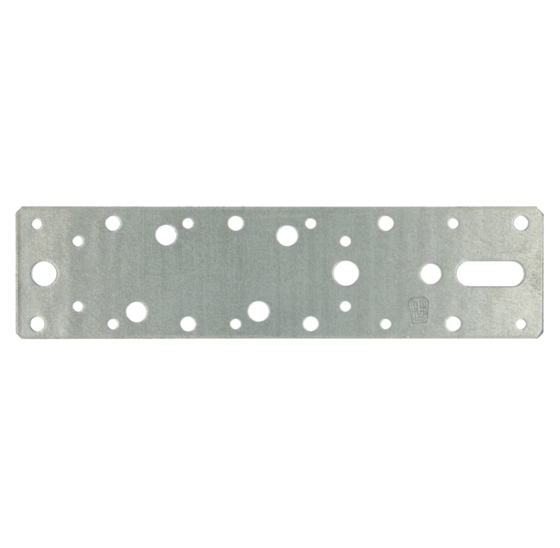 Koppelplaat 55 x 250 mm 2,5 mm verzinkt voor stevige houtverbindingen en montage