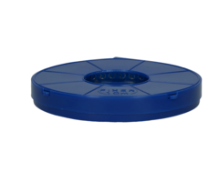 Gaatjesband recht 10 m x 17 mm in cassette 0,8 mm rvs