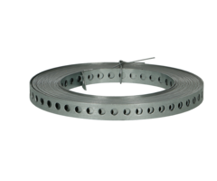 Gaatjesband recht 10 m x 12 mm 0,8 mm verzinkt