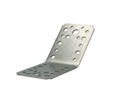 Ongelijkbenige versterkingshoek 57 x 50 x 75 mm 2 mm verzinkt