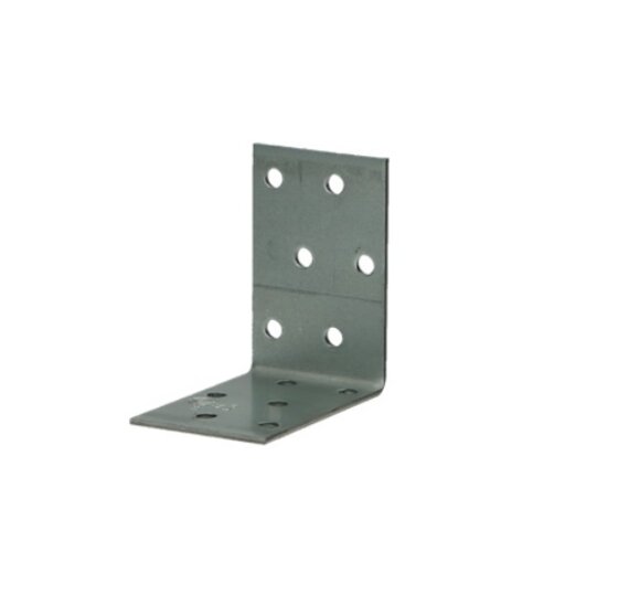 Versterkingshoek - multigaten 40 x 50 x 50 mm 2 mm verzinkt voor versteviging en verbinding van houtconstructies