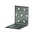 Hoekverbinder verzinkt 60x80x80 mm - 2,5 mm dik met multigaten
