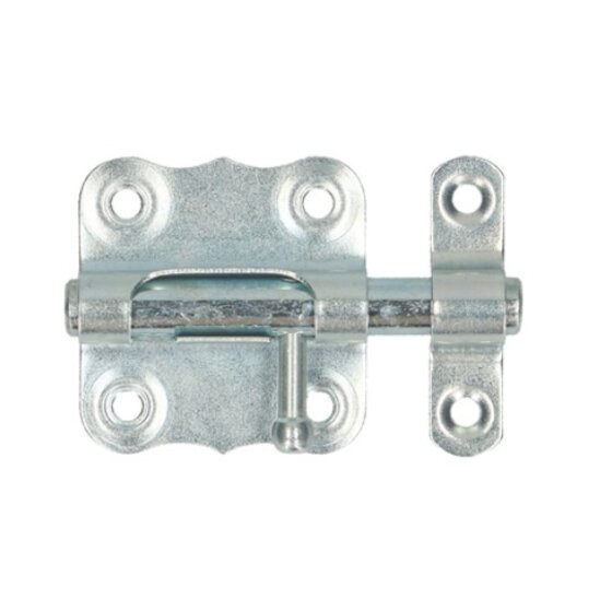 Amerikaanse grendel 70 x 60 mm 1 mm verzinkt voor vergrendeling en stabiliteit van poorten