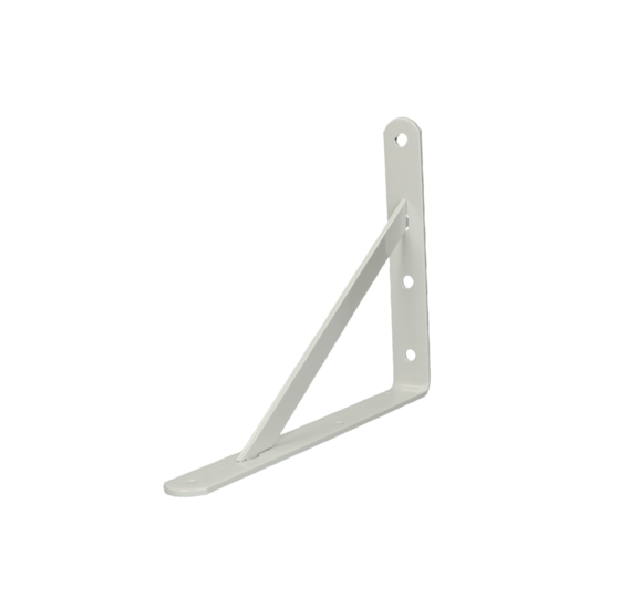 Plankendrager met steun - zwaar type 30 x 330 x 500 mm 4 mm verzinkt voor stevige bevestiging en constructiewerk