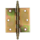 Gerolde knopscharnier 76x76 mm verzinkt, vaaskop + rechte plaat