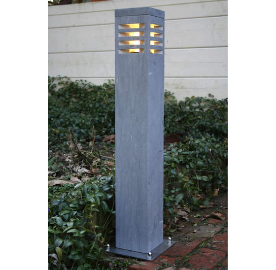 Blauwe hardstenen buitenverlichting 65x10x10 cm voor tuin en oprit