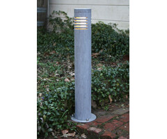 Blauwe hardstenen buitenverlichting rond 65 cm