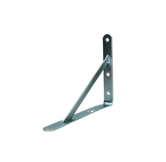 Plankendrager met steun - zwaar type 30 x 200 x 300 mm 4 mm verzinkt voor stevige bevestiging en constructiewerk