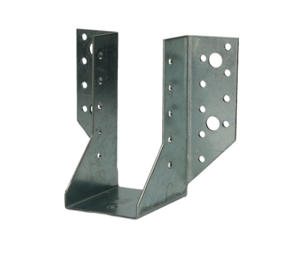 Zware balkendr. - type A uitwendige lippen 80 x 120 mm 2 mm blank voor het dragen en verbinden van houten balken in constructies