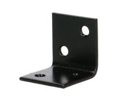 Versterkingshoek - multigaten 30 x 30 x 30 mm 2 mm zwart