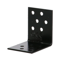 Versterkingshoek - multigaten 40 x 50 x 50 mm 2 mm zwart