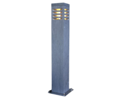 Hardstenen tuinverlichting 65 cm hoog, blauw gezoet 10x10 cm